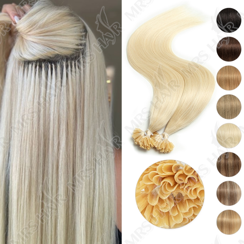 Hair Care Keratin - U Tip Fusion Hair Extensions Blonde