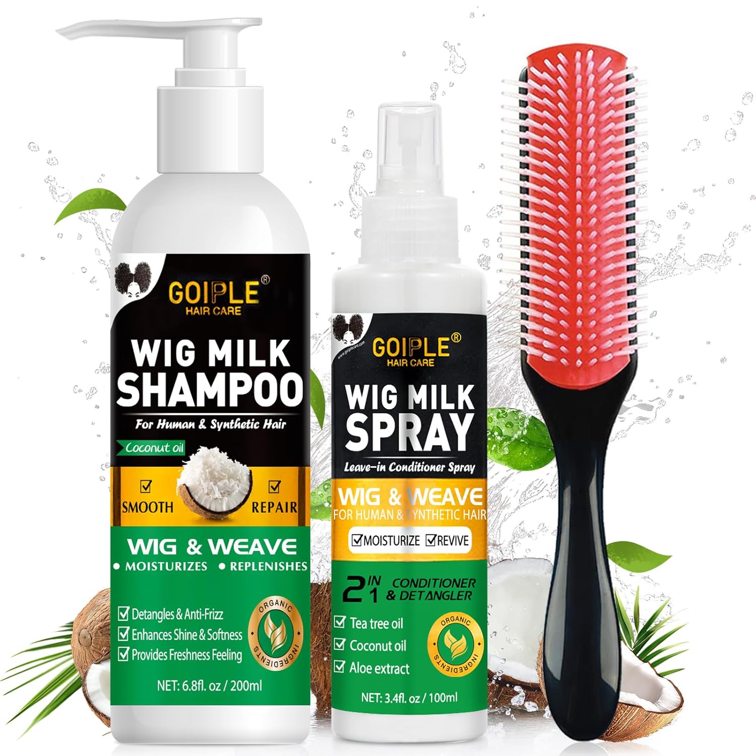 Hair Care Spray - GOIPLE 3 in 1 Wig Care