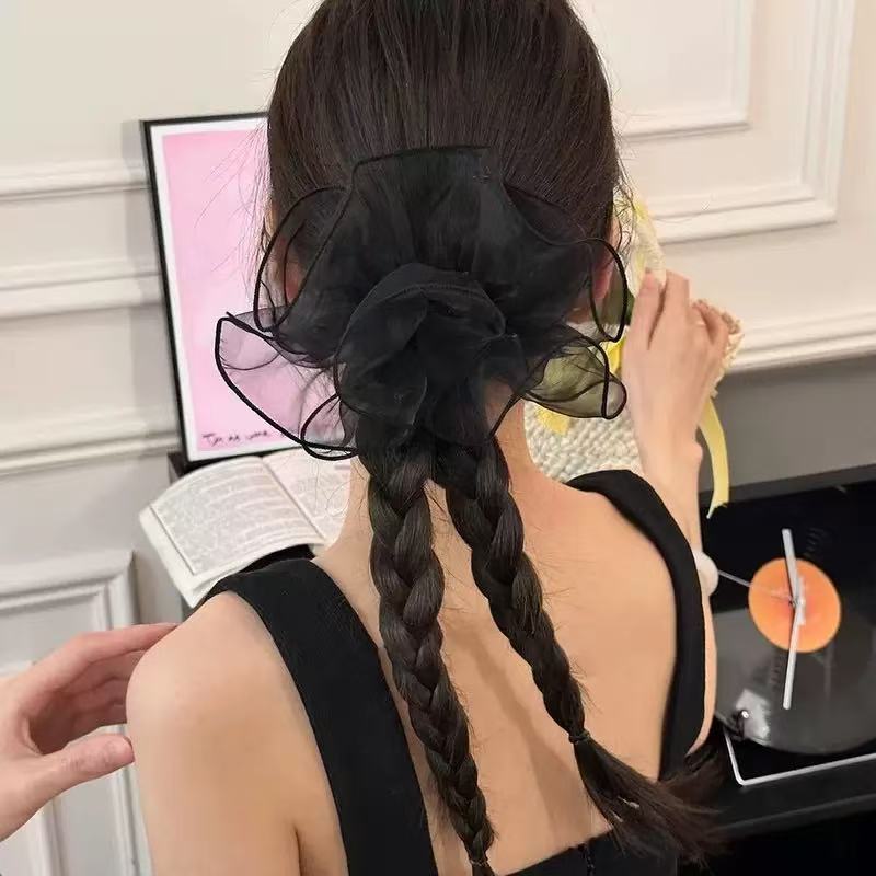 Hair Net Invisible - 1pc organza fashion skirt shape large