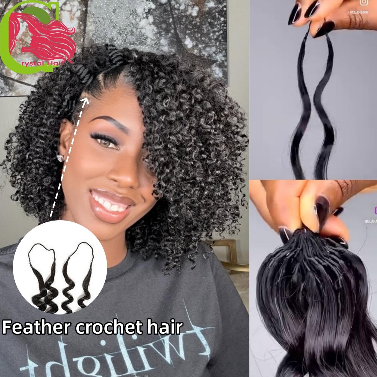 12A Small Spirals Curly Bundle - Hair Care Indian recension och pris