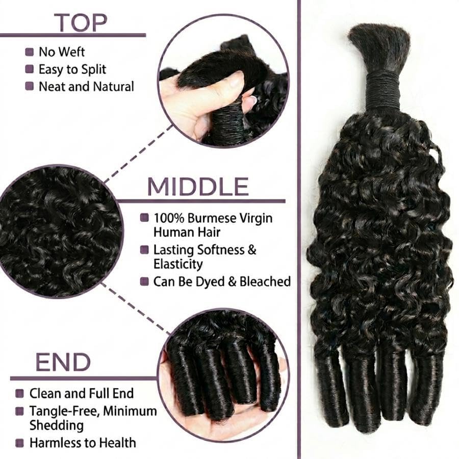 Human Braiding Hair For Boho B - Hair Care Indian recension och pris