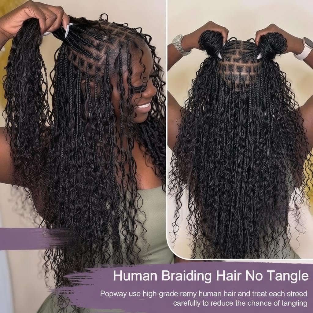 Human Braiding Hair For Boho B - Hair Care Indian recension och pris