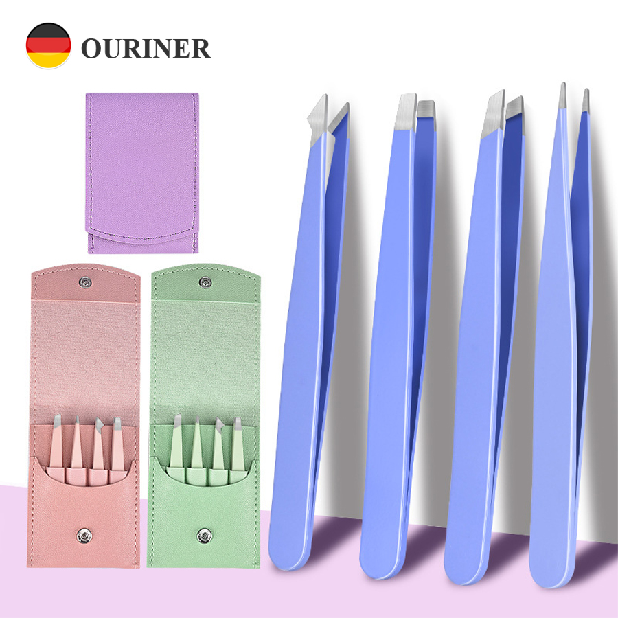 4Pcs Eyebrow Tweezers Hair Rem - Hair Care Tools recension och pris