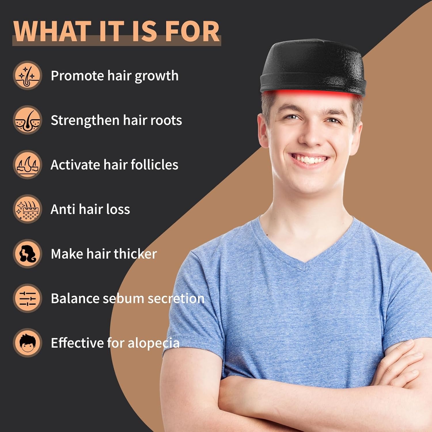 New Hair Growth Laser Cap 660n - Hair Care With Protein recension och pris