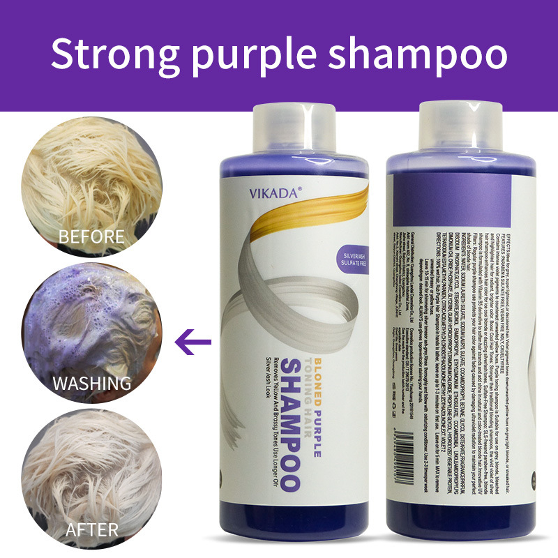 Vikada Blonde Purple Hair Sham - Purple Toning Shampoo recension och pris
