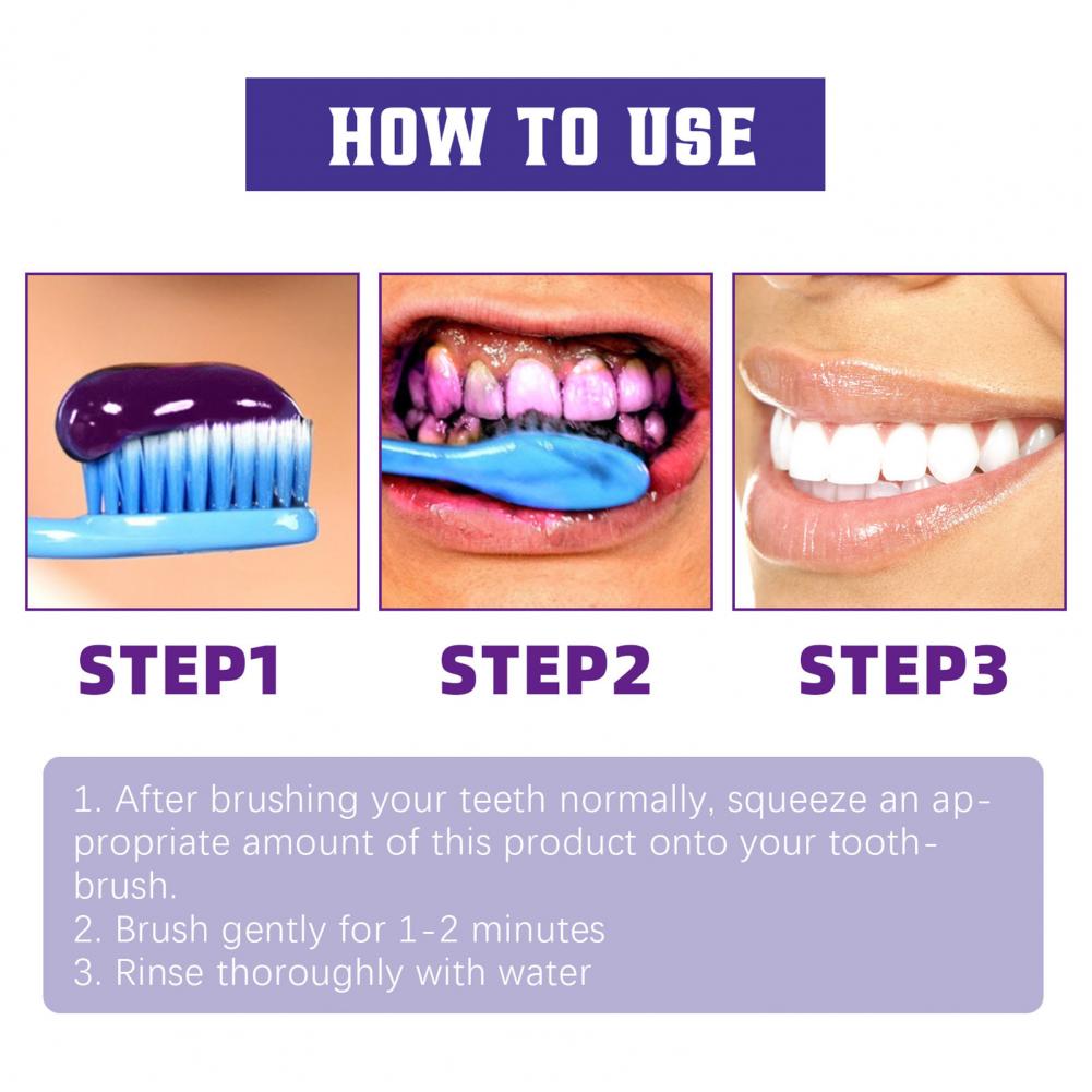 30ML Purple Blue Color Teeth W - Purple Toning Shampoo recension och pris
