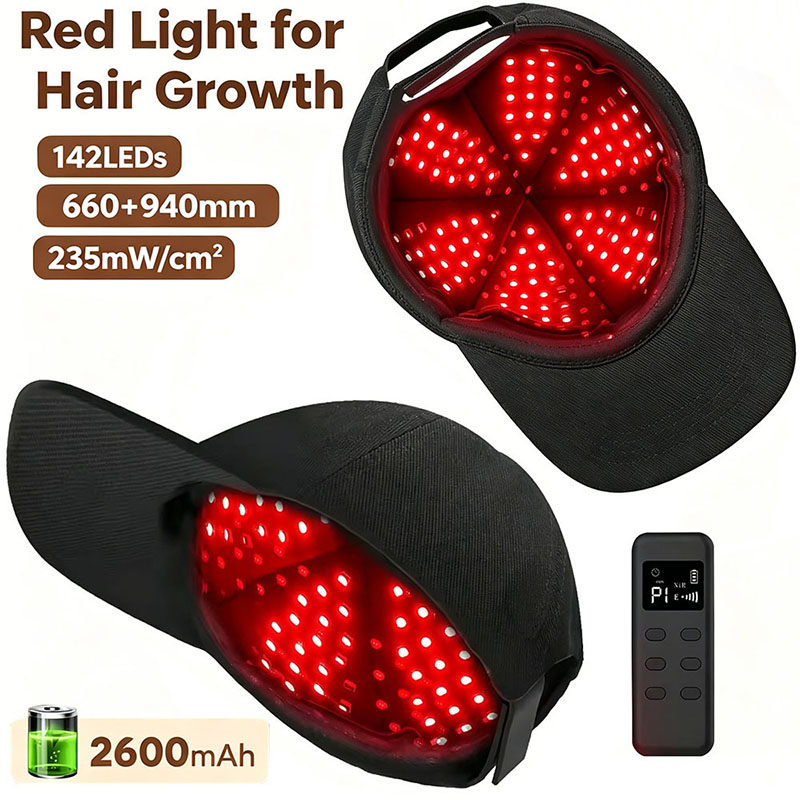 LED Red Light Therapy Hat For  - Hair Care With Protein recension och pris