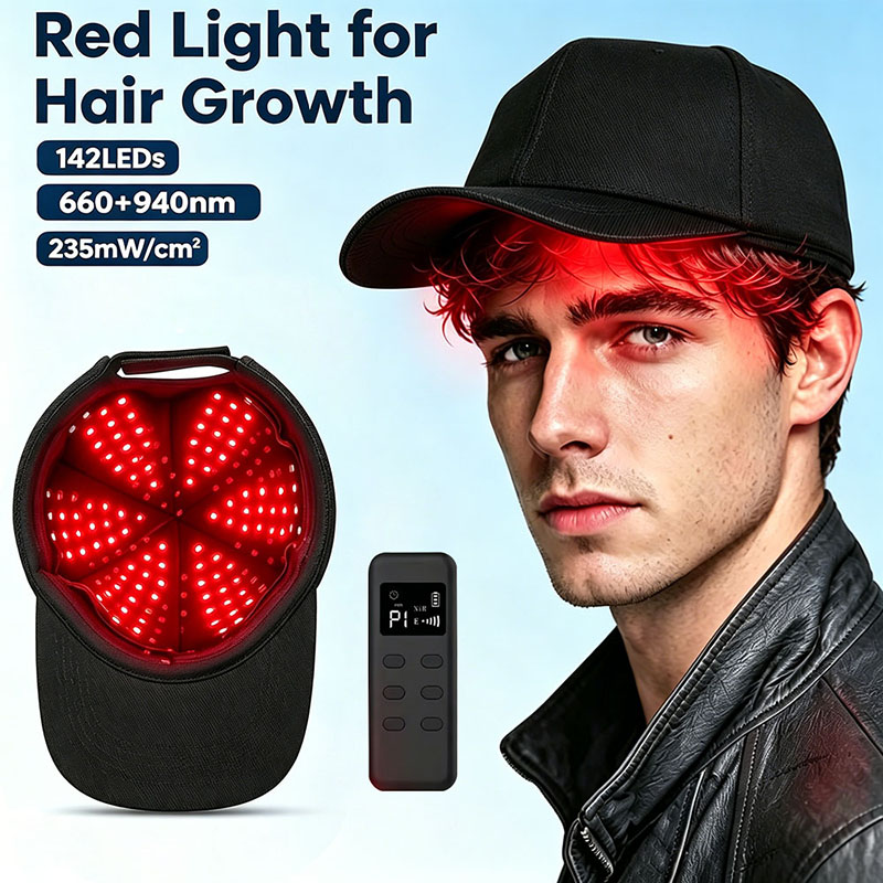 LED Red Light Therapy Hat For  - Hair Care With Protein recension och pris