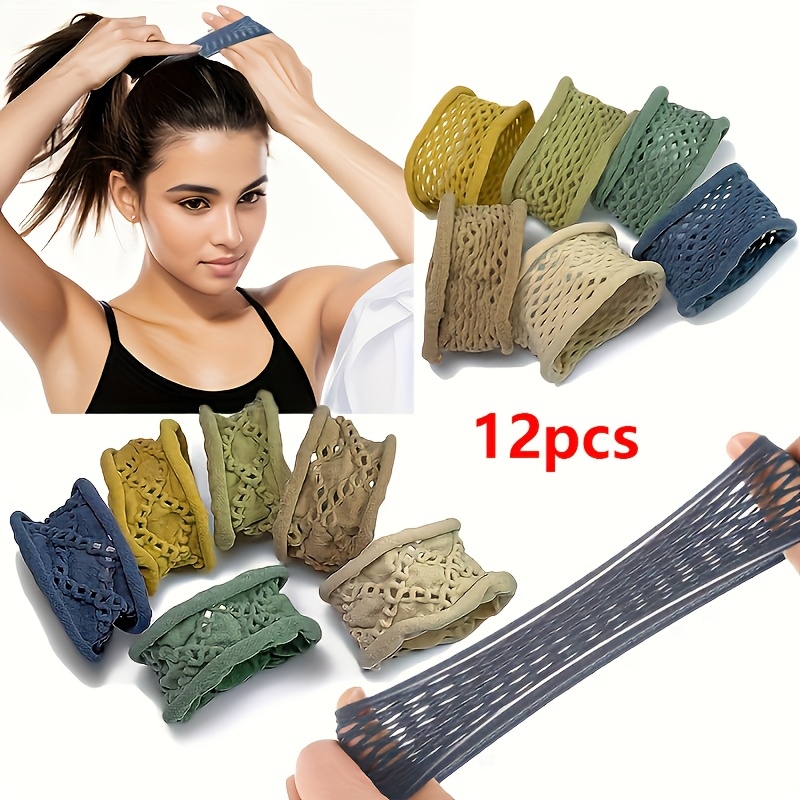 12pcs New Widened Hollow Out H - Hair Net Invisible recension och pris