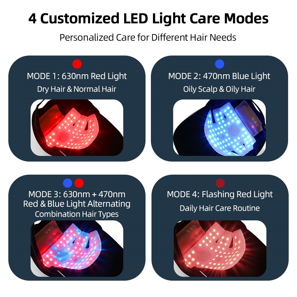 630nm Red Light+470nm Blue Lig - Hair Care With Protein recension och pris