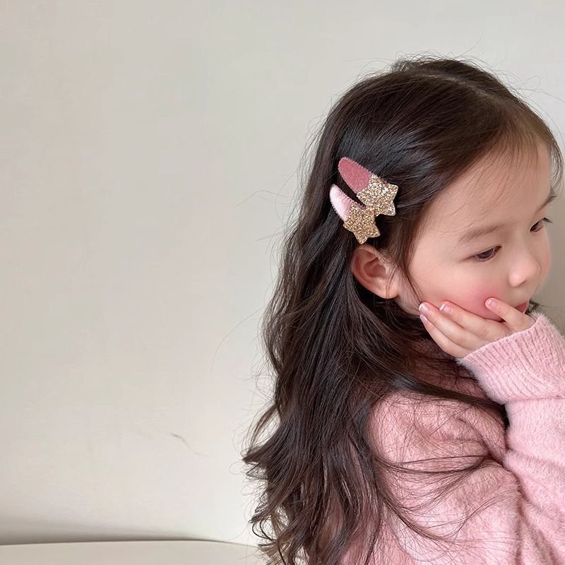1 Pair Korean Style Glitter St - Hair Care For Baby recension och pris