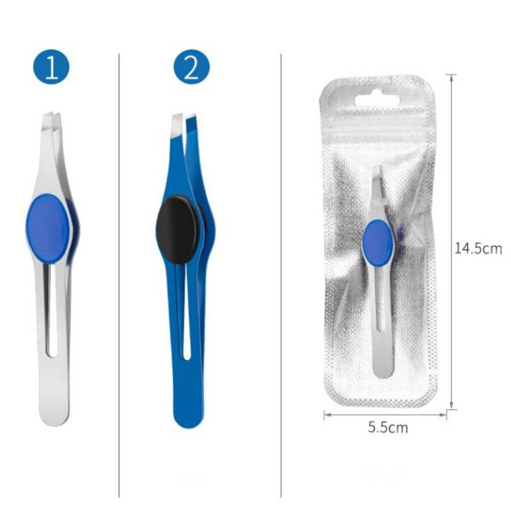 Stainless Steel Eyebrow Tweeze - Hair Care Tools recension och pris