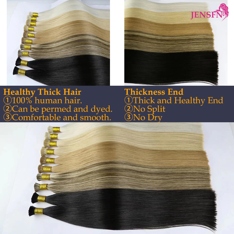 JENSFN I Tip Hair Extensions 1 - Hair Care Keratin recension och pris