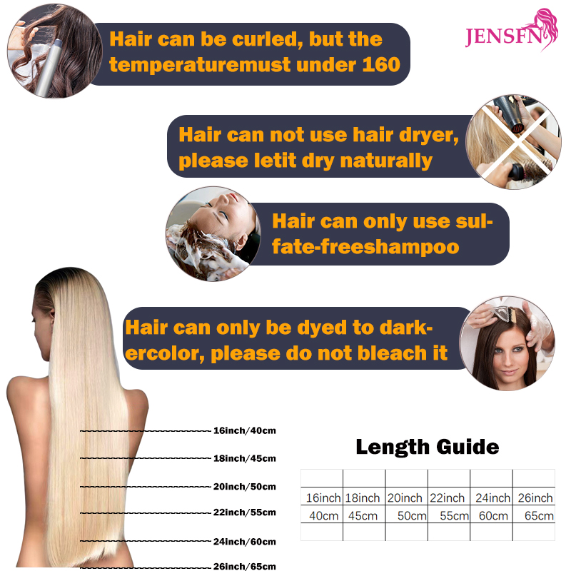 JENSFN I Tip Hair Extensions 1 - Hair Care Keratin recension och pris