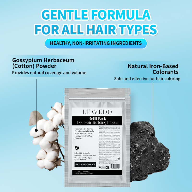 Hair Fibers Powder 100g Instan - Hair Care With Protein recension och pris
