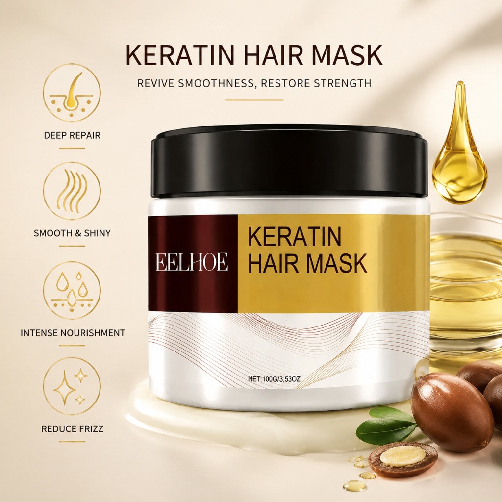 Keratin Hair Mask Argan Coconu - Hair Care Keratin recension och pris