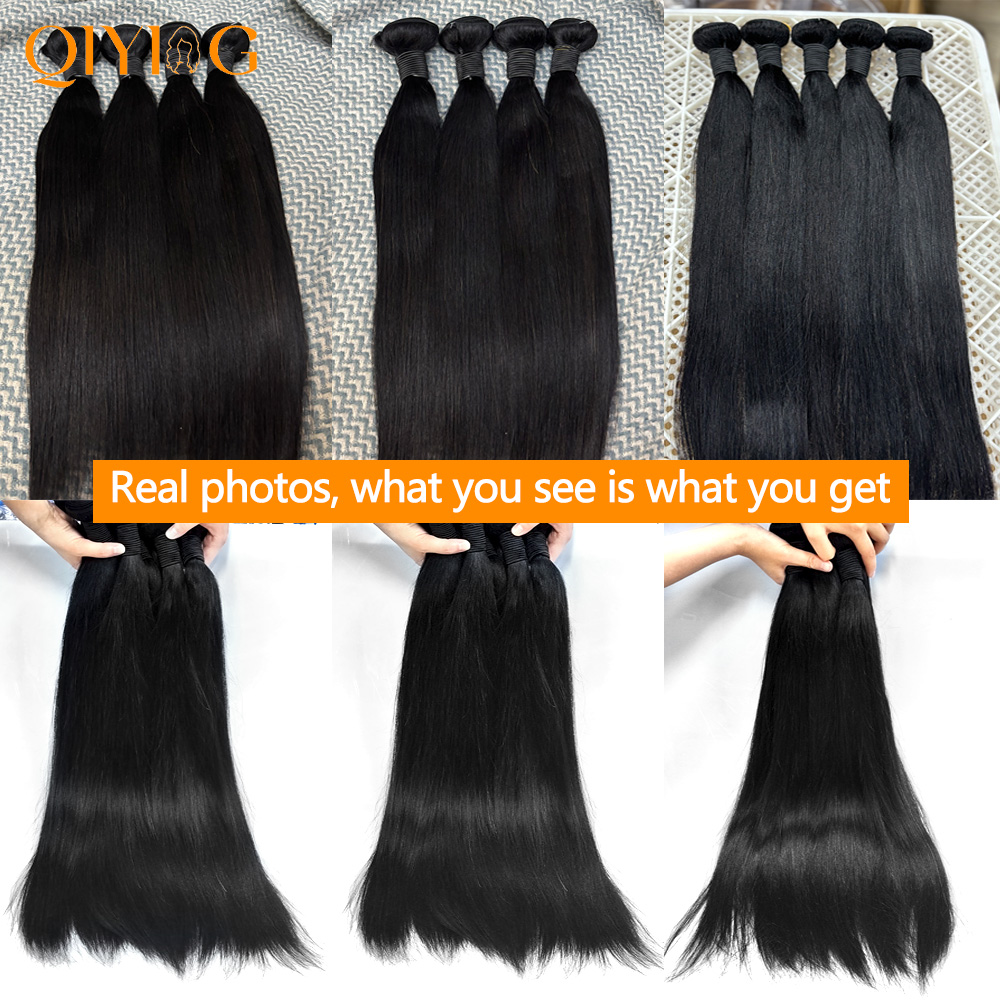 Bone Straight Human Hair Bundl - Hair Care Indian recension och pris