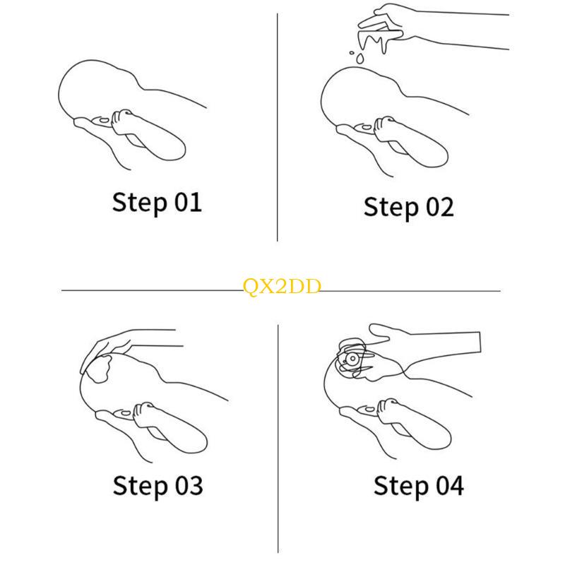 QX2D Baby Silicone Shampoo Bru - Hair Care For Baby recension och pris