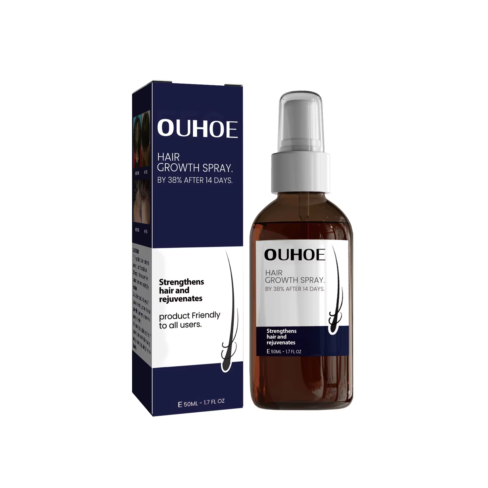 Hair Growth Spray Nourishing M - Hair Care Ouai recension och pris