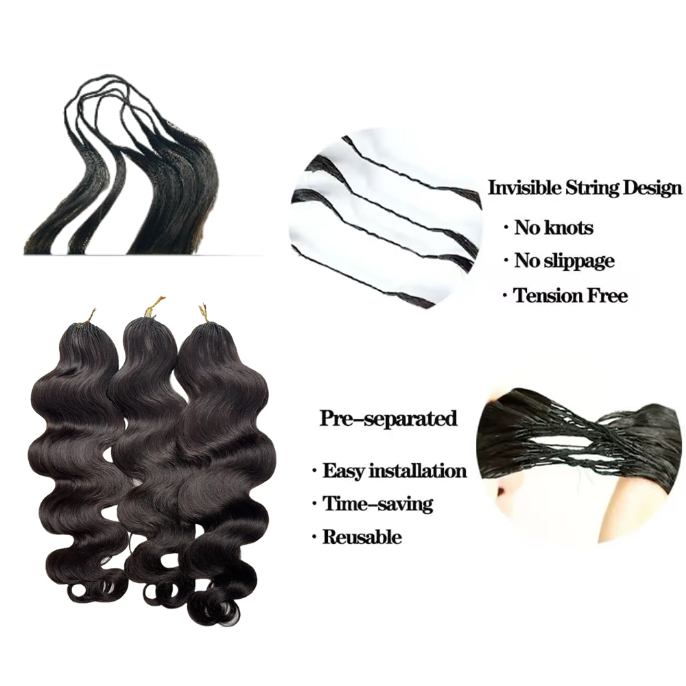 Knotless Pre Separated 100% Hu - Hair Care Indian recension och pris