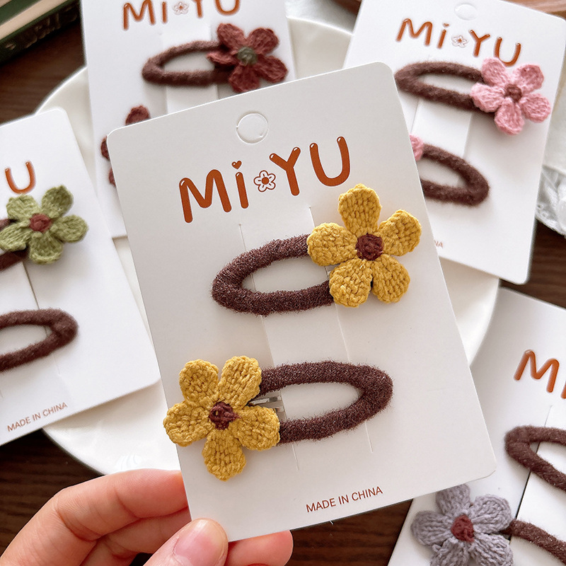 Korean Infant Hair Clips 2PCS  - Hair Care For Baby recension och pris