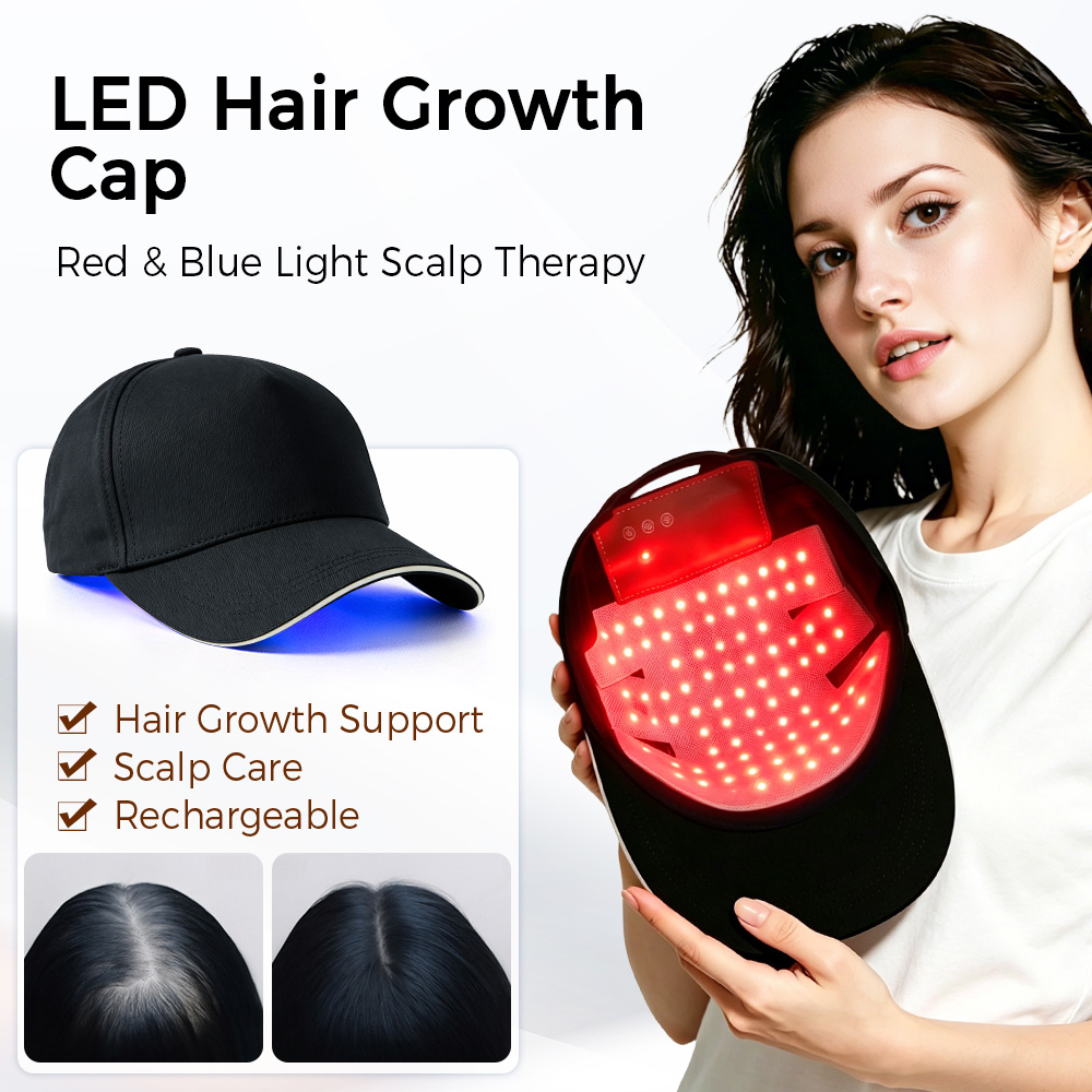 LED Hair Growth Cap Red Blue L - Hair Care With Protein recension och pris