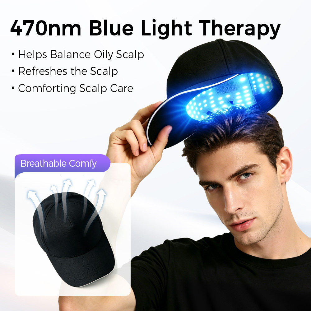 LED Hair Growth Cap Red Blue L - Hair Care With Protein recension och pris