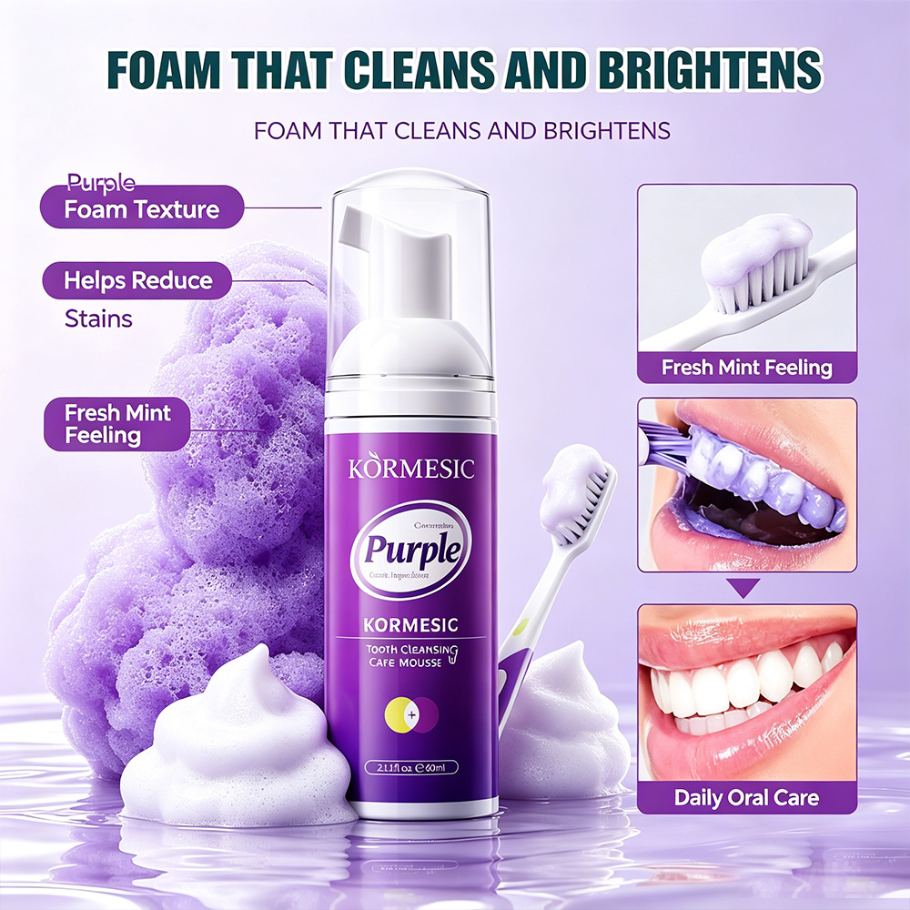 Purple Whitening Tooth Mousse  - Purple Toning Shampoo recension och pris