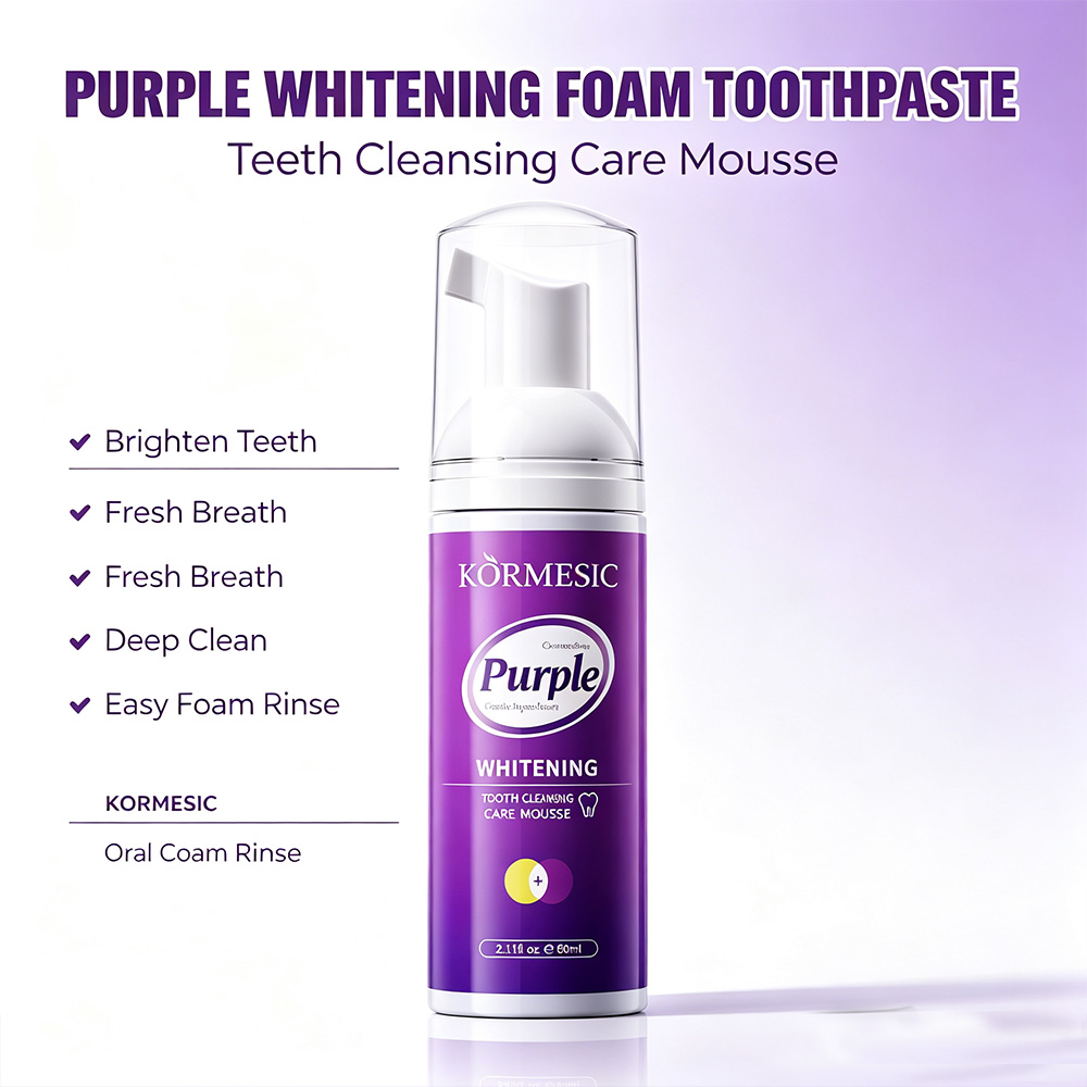 Purple Whitening Tooth Mousse  - Purple Toning Shampoo recension och pris
