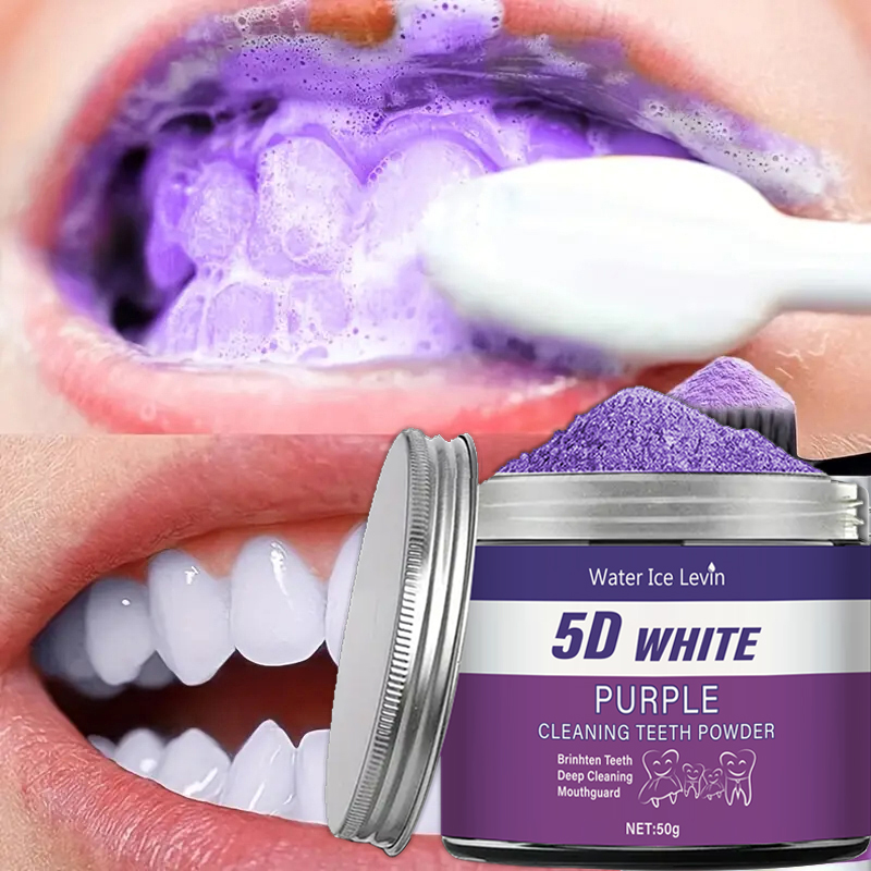 Purple Teeth Whitening Powder, - Purple Toning Shampoo recension och pris