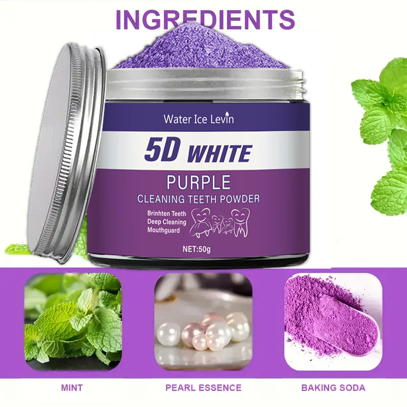 Purple Teeth Whitening Powder, - Purple Toning Shampoo recension och pris