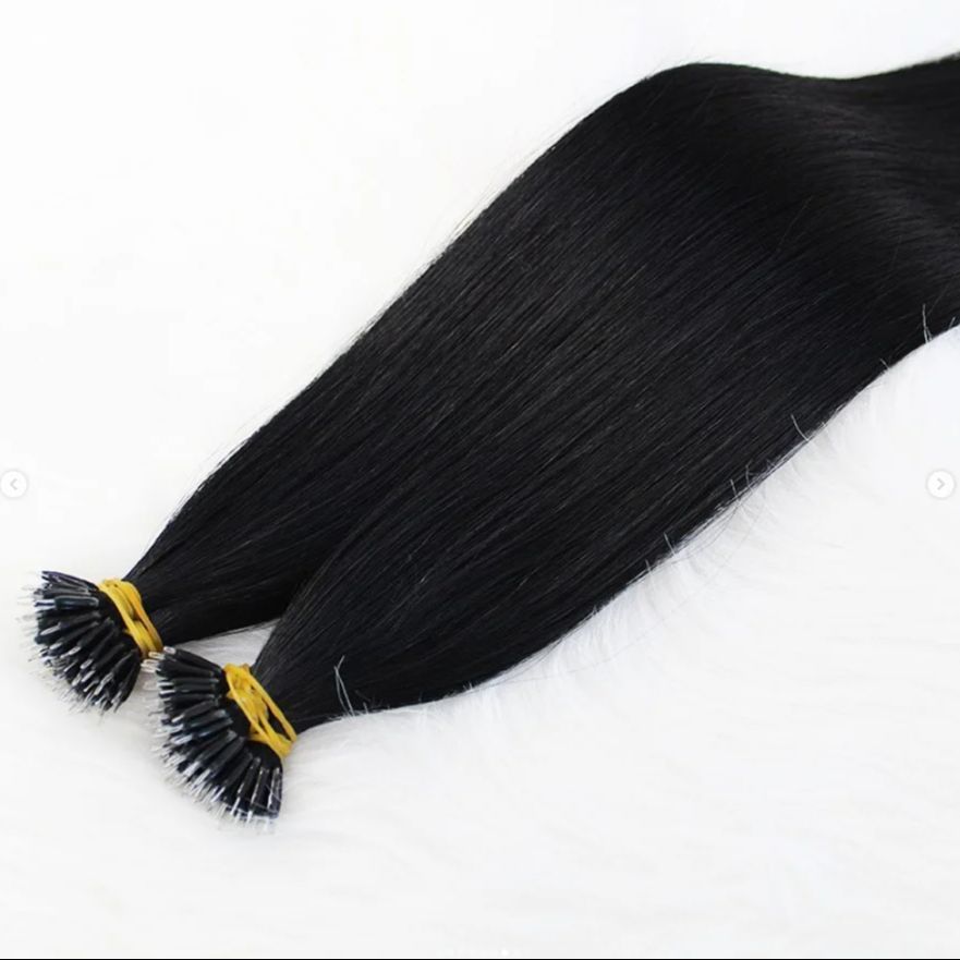 100% Human Hair Nano Ring Tip  - Hair Care Keratin recension och pris