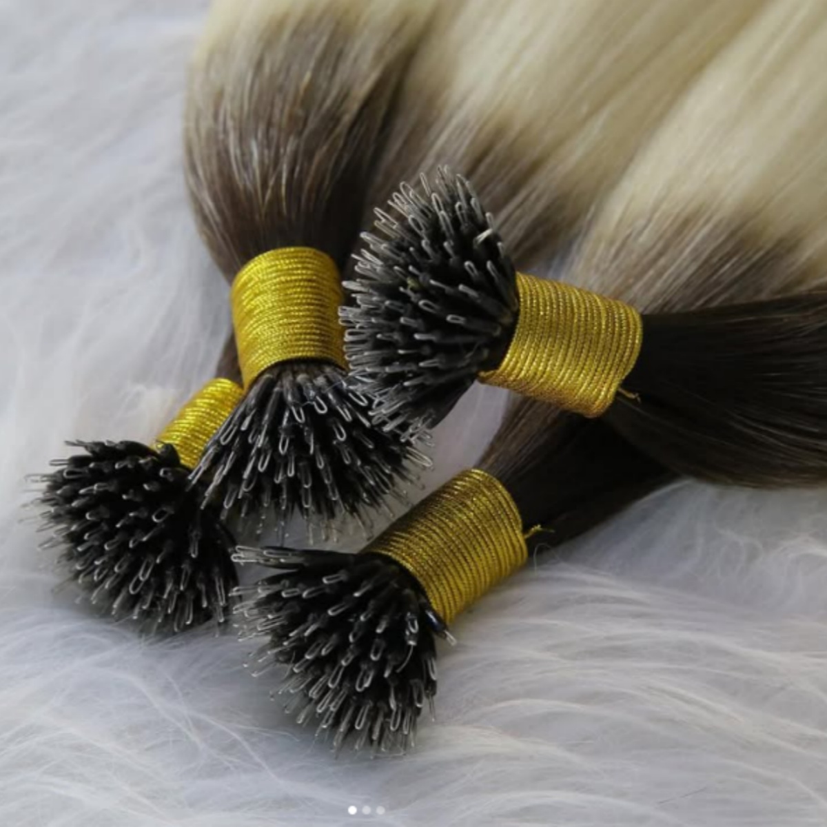 100% Human Hair Nano Ring Tip  - Hair Care Keratin recension och pris